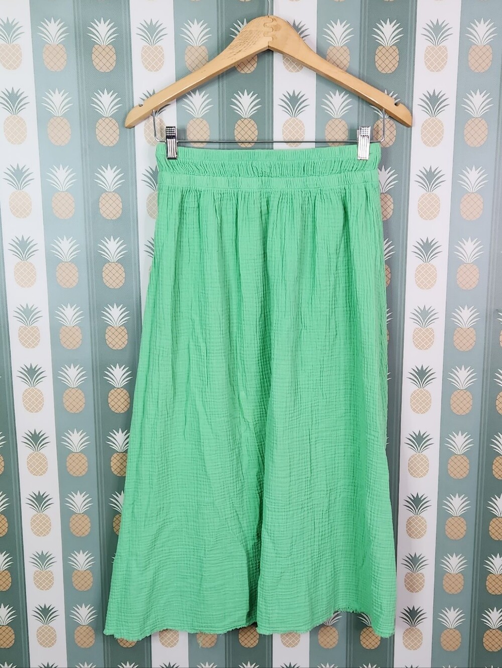 Nation Gauze Safa Midi Skirt - Picture 4 of 7